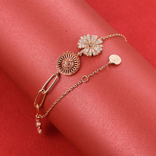 【采购专享】宫里的世界&BYJ   菊芷芳华小雏菊手链 商品图1