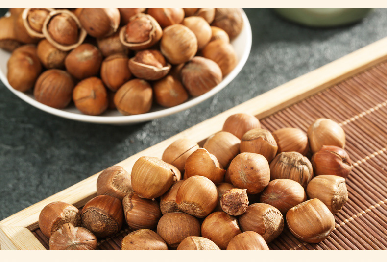 2021新果野生铁岭大榛子一袋约500克