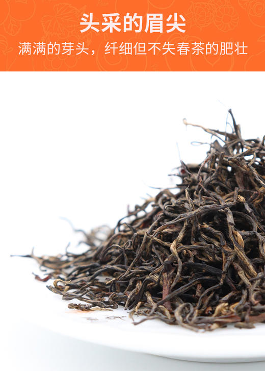 50克 祁门红茶 祁红眉尖 岭上高山 馥郁花果香 商品图11