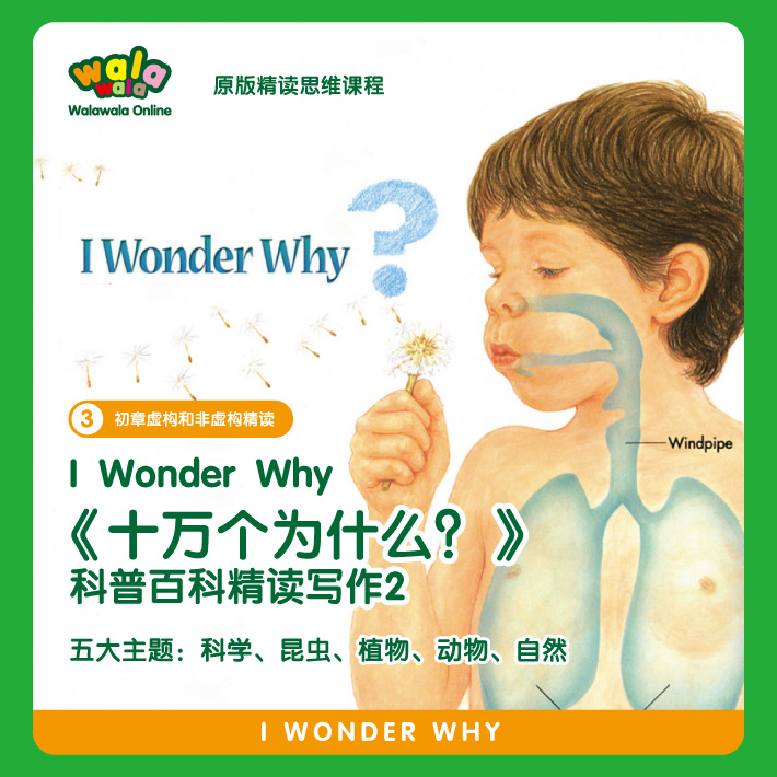 双十一大促！I Wonder Why《 十万个为什么》科普百科精读写作2 !
