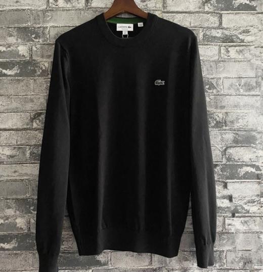 LACOSTE法国鳄鱼男装秋冬时尚休闲圆领纯色针织衫毛衣男|AH1985 商品图0