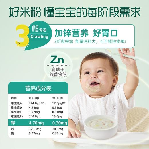 英氏鳕鱼南瓜加锌营养米粉罐装 商品图3