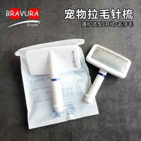 小白针梳 大白针梳意大利BRAVURAGROOM品牌 宠物针梳