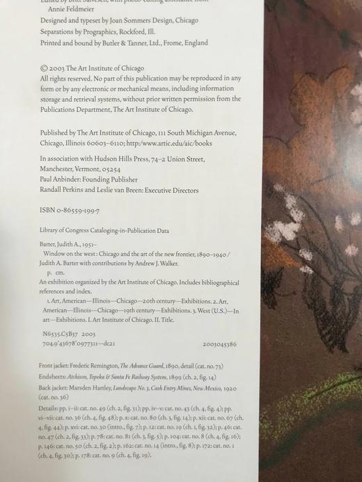 芝加哥西部艺术图集 91幅插图 精装大16开 商品图4