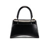 【二】BALENCIAGA 巴黎世家 女士 Hourglass系列 沙漏包亮面小牛皮手提包 黑色 593546 1QJ4M 1000 商品缩略图2