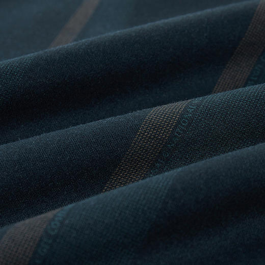 【加绒保暖】罗蒙衬衫男秋冬时尚新品拼色竖条纹翻领防风通勤衬衣男 商品图8