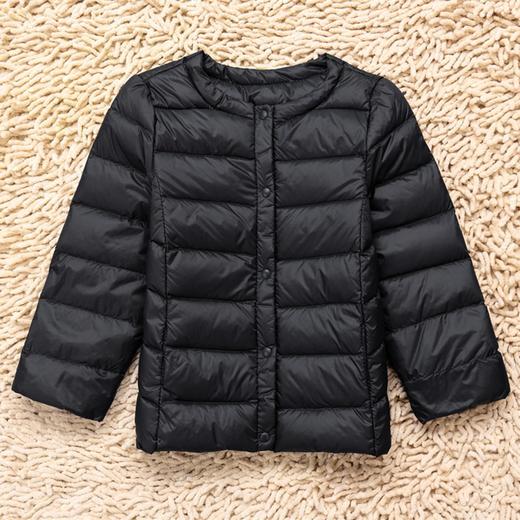 上海旗袍厂WL-【AAA】21/7/24秋冬轻薄款儿童羽绒服宝宝内胆男童女童短款无领长袖羽绒外套 商品图2