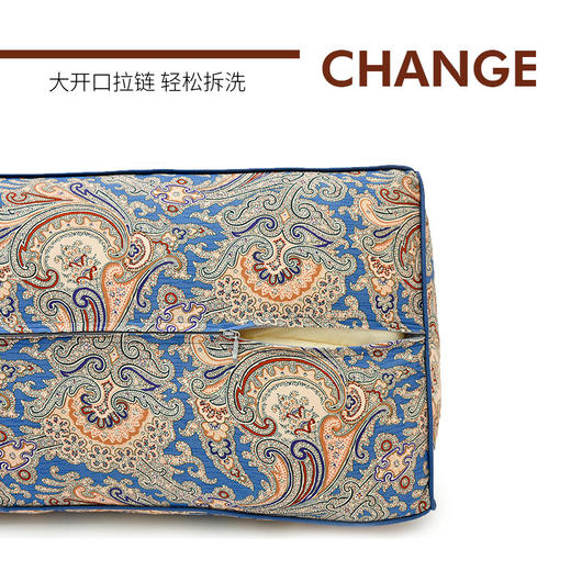 暮海晨月曦三角护腰靠垫纯棉床头腰垫 商品图3