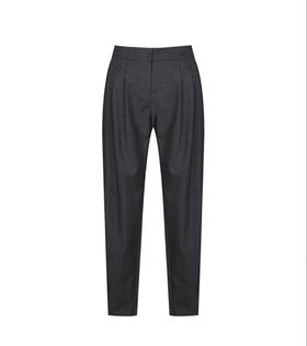 小裤脚拉链长裤