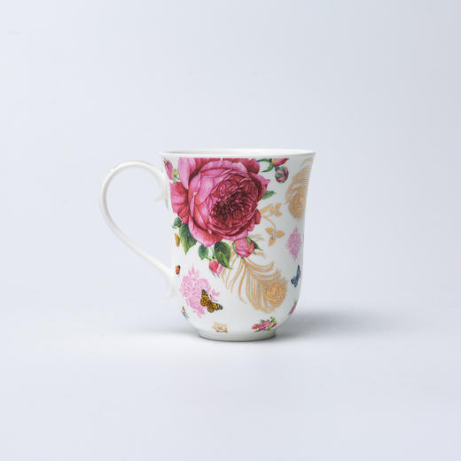 英国丹侬Dunoon骨瓷水杯 布雷马杯型 英伦复古玫瑰 商品图3