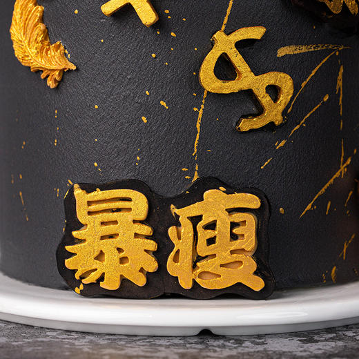 ins暴富网红款-何以解忧唯有暴富-6英寸【主题蛋糕】 商品图1