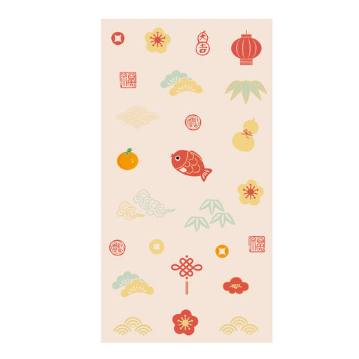 艺贺红包6RPE0309A新款烫金礼物大红包通用新年红包 商品图0