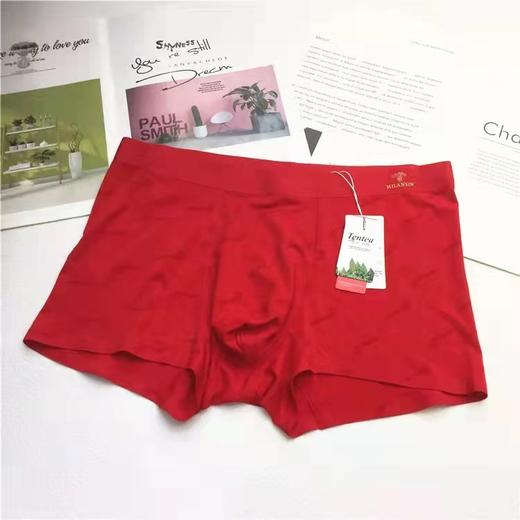 男士纯棉内裤 裤头 红色 商品图8