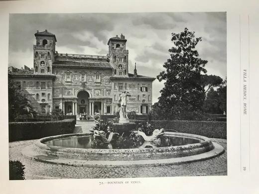 1919年 意大利庭院图集 400余幅插图 精装8开 商品图13