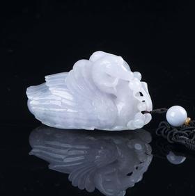 【高雅】三彩天鹅如意-BW401099