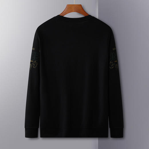 【蓄热御寒】罗蒙秋冬新品印花胶印时尚百搭加绒卫衣男士卫衣 商品图3