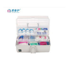 【包邮到家】爱倍护家庭医疗药箱ABH-J003A（消毒清创 止血包扎 急救防护等诊断治疗工具）