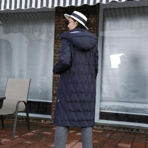 宗洋连帽式中长款羽绒服BDK6CY7767-43 商品图3