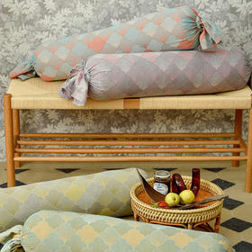 盖茨比系列圆柱形纯棉糖果枕