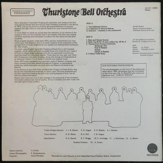 LP黑胶唱片 瑟尔斯通钟乐团《第二瑟尔斯通钟》 商品图1