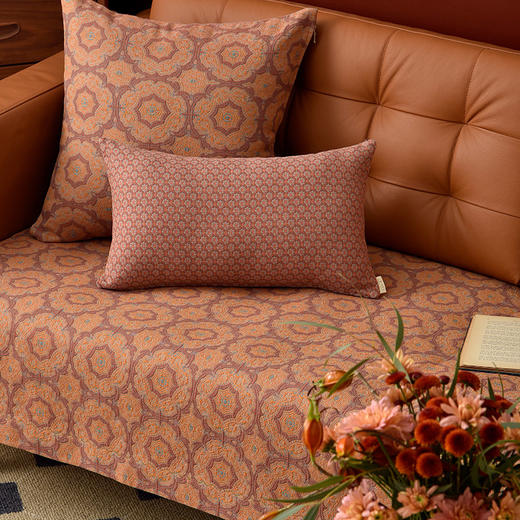 沙发巾提花美式加厚防皱沙发巾 商品图2