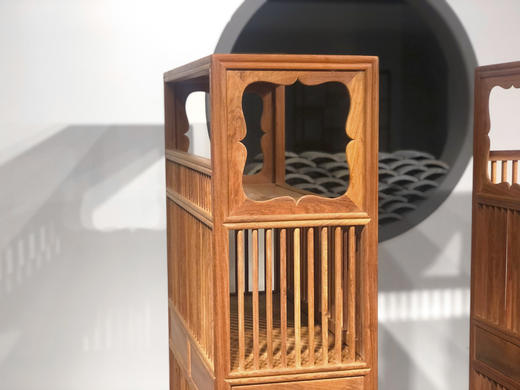 红桥红  家具严选  缅甸花梨（大果紫檀）【151 有券口直棂架格】 商品图5