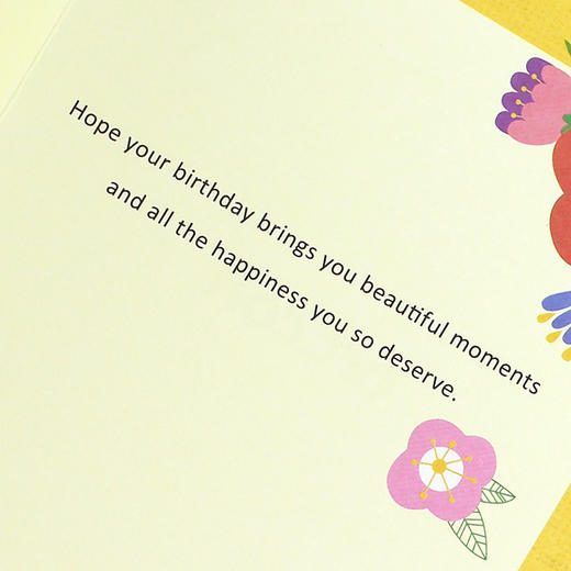 艺贺生日贺卡13B0106祝福礼物卡片创意礼品1张装 商品图3