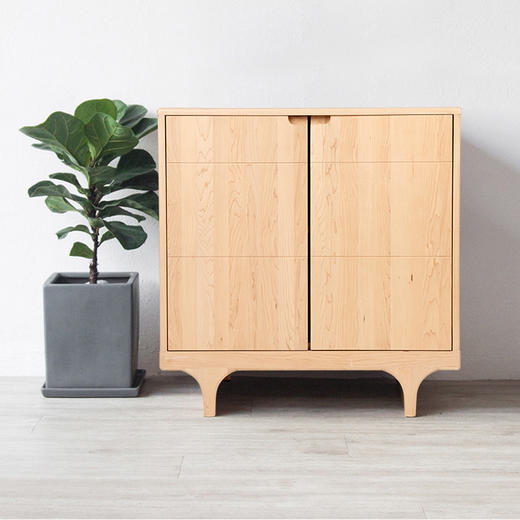 德国nmay系列 婴童五斗柜换尿布台 北美枫木鹅掌楸 极简生活 商品图1