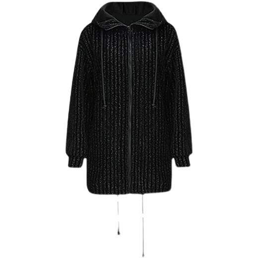 裁缝学苑AG220 中长款雪尼尔连帽保暖外套纸样女装服装打版图纸 商品图2