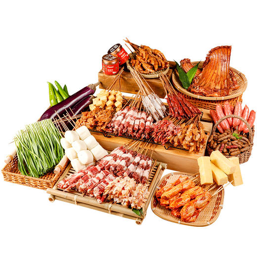 f套餐2022人份豪华套餐户外烧烤食材bbq套餐