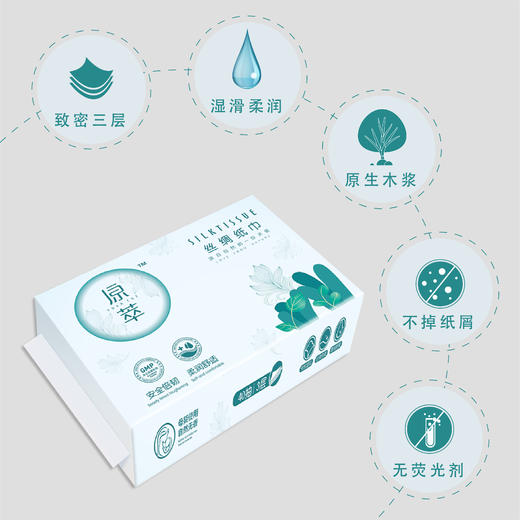 原萃保湿丝绸纸巾 商品图4