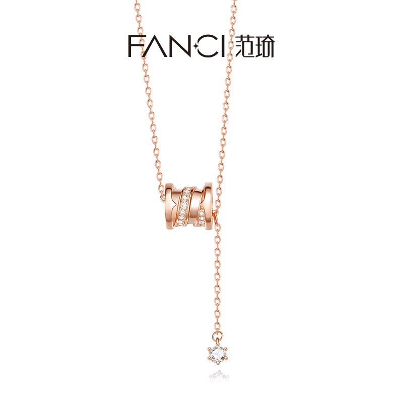 FANCI范琦 小蛮腰项链女轻奢小众设计百搭高级感生日礼物送女友