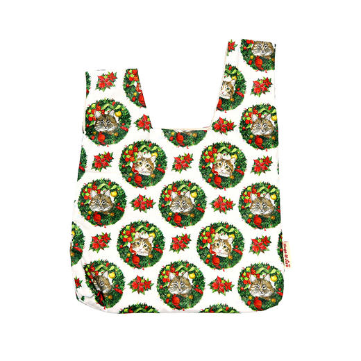 HUJI祤集套结手提包插画猫咪圣诞 商品图0