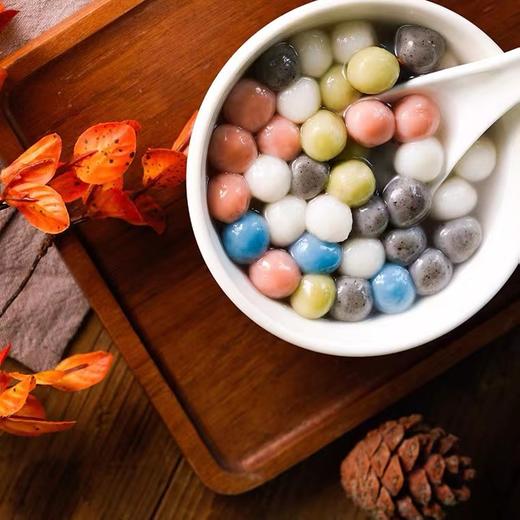 【缸鸭狗五彩圆子】酒酿小汤圆无馅小圆子 商品图0