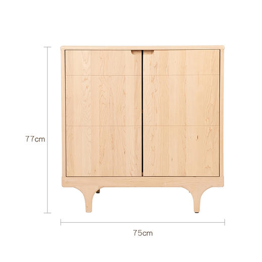 德国nmay系列 婴童五斗柜换尿布台 北美枫木鹅掌楸 极简生活 商品图4