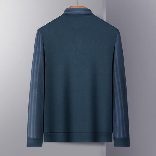 【加绒加厚】罗蒙秋冬男装保暖衬衫男士时尚休闲学院风假两件套头衫男 商品图3