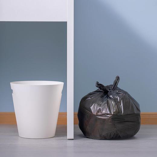 【买一次用一年！超实惠】加大加厚平口垃圾袋，实用一次性塑料袋，结实耐用承重大，家用点断式彩色环保袋 商品图3