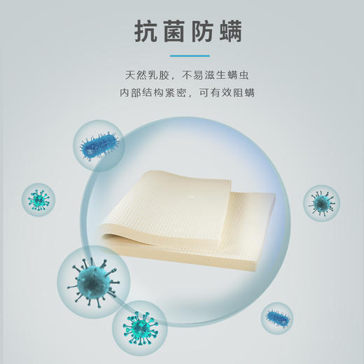 【全新升级】嘉莉娅乳胶床垫 斯里兰卡原产地现采现加工 天ran乳胶含量92~95% 邓禄普工艺人体工学柔软弹性型设计 尺寸误差1cm左右 商品图2