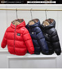 上海旗袍厂WL-【ZZZS】21/7/28(主)秋冬童装男童女童羽绒服两面穿短款宝宝格子连帽白鸭绒外套 商品缩略图0
