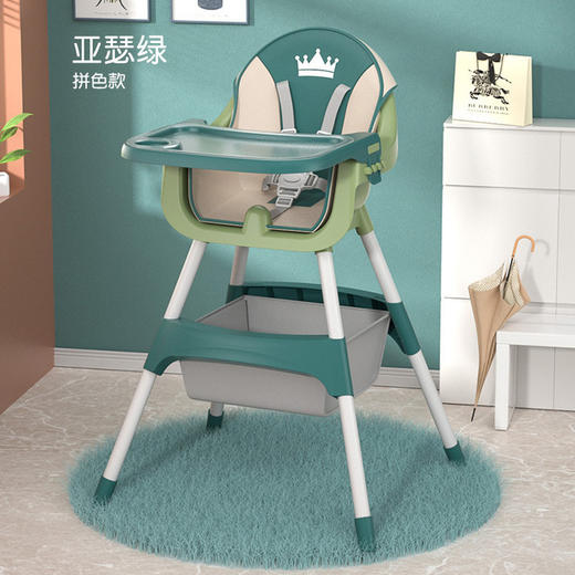 宝宝餐椅大号儿童可折叠便携式婴儿椅子吃饭餐桌椅子儿童餐椅 商品图8