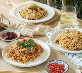 想吃正宗沙县拌面，你只需要准备一副碗筷