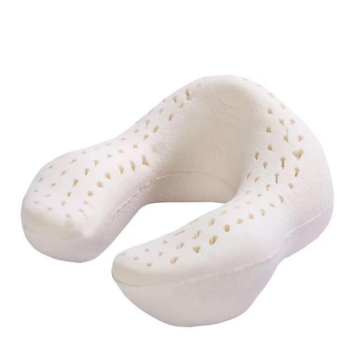  【全新升级】嘉莉娅U型护颈乳胶枕 斯里兰卡原产地现采现加工 天ran乳胶含量92~95% 邓禄普工艺人体工学柔软弹性型设计 尺寸误差1cm左右  商品图6