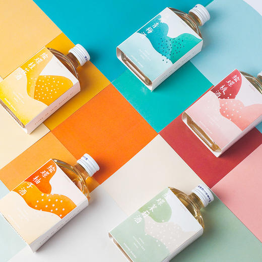 绘璟 创意黄酒5瓶装（桂花酒/桃酒/青梅酒/柚子酒/茉莉酒）100g*5 山尽五色系列 商品图3