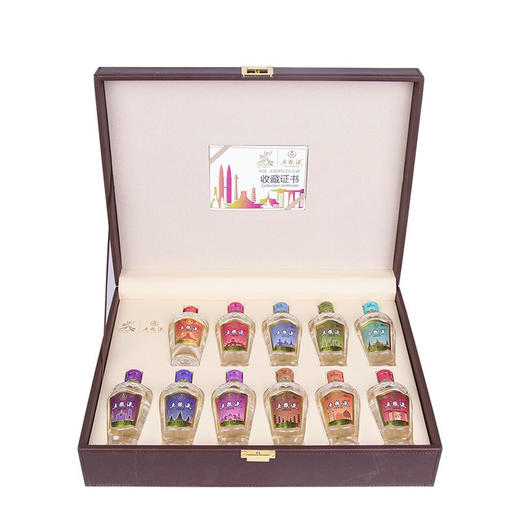 【礼品卡】五粮液 东盟博览会纪念酒 浓香型 52度 50ml x11 商品图3