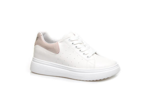 豪麟名鞋奥莱迪嘉女装牛皮革潮搭小白鞋DJXXA12WX018粉色  原价1960元 商品图0