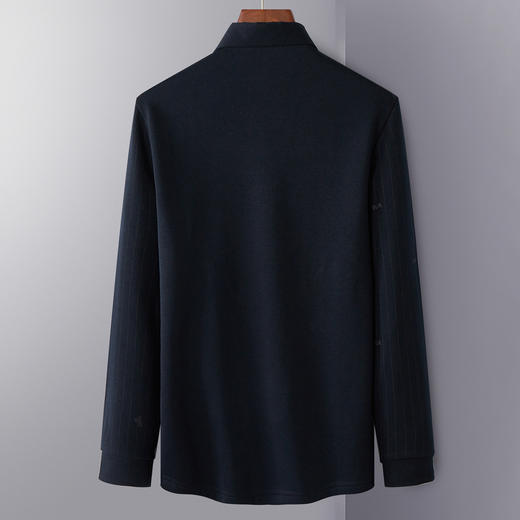 【加绒保暖】罗蒙衬衫男防风御寒商务通勤休闲百搭柔软亲肤长袖衬衣男 商品图1