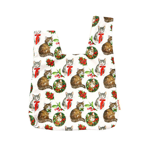 HUJI祤集套结手提包插画猫咪圣诞 商品图1