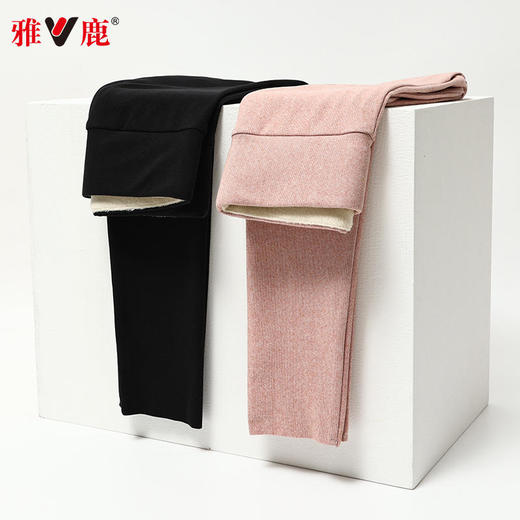 雅鹿女士牙签条蚕丝高腰保暖裤（两条立减10元） 商品图5