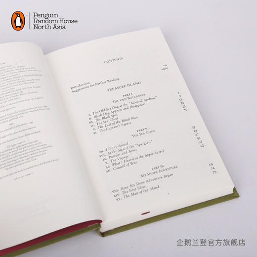 嘉德文库|【企鹅兰登】金银岛 Treasure Island 罗伯特·路易斯·斯蒂文森 布纹经典 青少年文学 探险小说 冒险文学 英文原版 商品图3