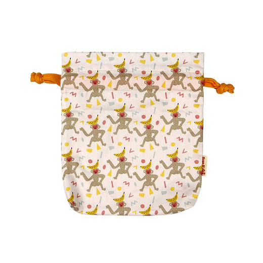 HUJI祤集Bobby收纳袋插画小猴小猴 商品图0